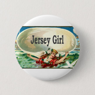 Vintage Jersey Shore Jersey Girl 6 Cm Round Badge