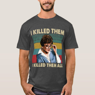 Vintage Jessica Fletcher I Killed Them All Murder  T-Shirt