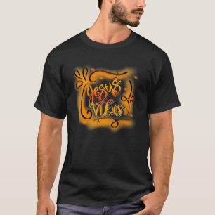 Vintage Jesus Airbrush Graffiti Retro Vibes T-Shirt