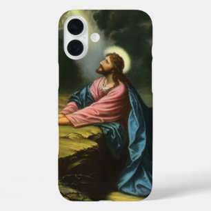 Vintage Jesus Christ Praying, Garden of Gethsemane iPhone 16 Plus Case