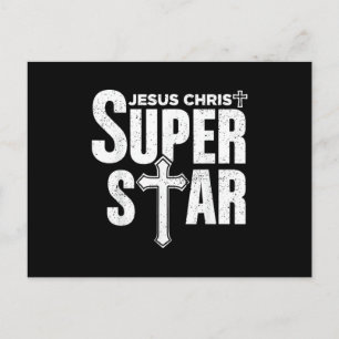 Vintage Jesus Christian Design Jesus Christ Super Holiday Postcard
