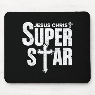Vintage Jesus Christian Design Jesus Christ Super  Mouse Pad