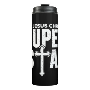 Vintage Jesus Christian Design Jesus Christ Super  Thermal Tumbler