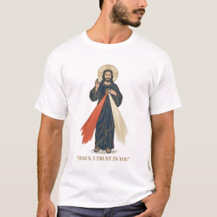 Vintage Jesus I Trust in You Religious Vector Desi T-Shirt