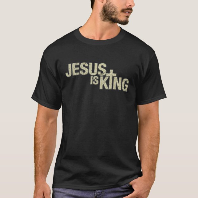 Vintage Jesus Is King  T-Shirt (Front)