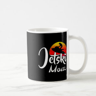 Vintage Jet Ski Mum Retro Sunset Funny Skiing Spor Coffee Mug