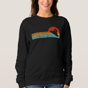 Vintage Jet Ski Retro Style Sunset Lake Life Water Sweatshirt