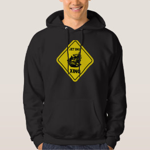 Vintage Jet Ski Xing Crossing Lake Life Water Spor Hoodie
