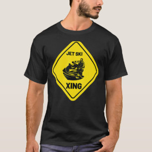 Vintage Jet Ski Xing Crossing Lake Life Water Spor T-Shirt