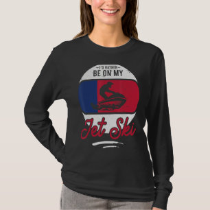 Vintage Jet Skiing Watersports Stand Up Skiing T-Shirt