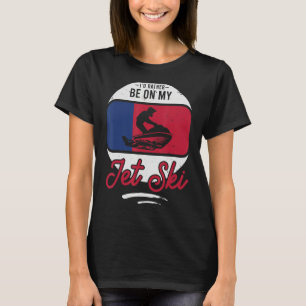 Vintage Jet Skiing Watersports Stand Up Skiing T-Shirt