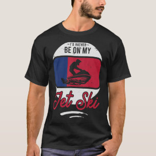 Vintage Jet Skiing Watersports Stand Up Skiing T-Shirt