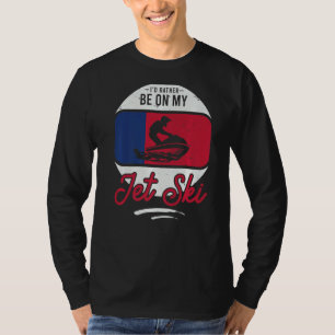 Vintage Jet Skiing Watersports Stand Up Skiing T-Shirt