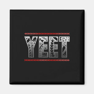 Vintage Jey Saying Yeet Apparel Sarcastic Men Wome Magnet