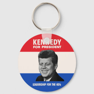 Vintage JFK Kennedy for President 1960 Campaign Key Ring