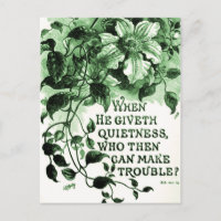 Vintage Job Bible Verse