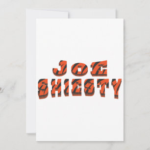 Vintage Joe Shiesty - Cincinnati Football  Invitation