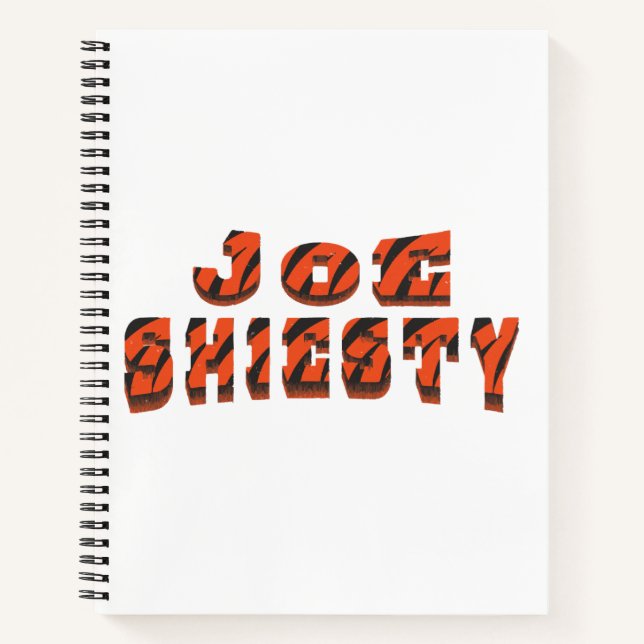 Vintage Joe Shiesty - Cincinnati Football  Notebook (Front)