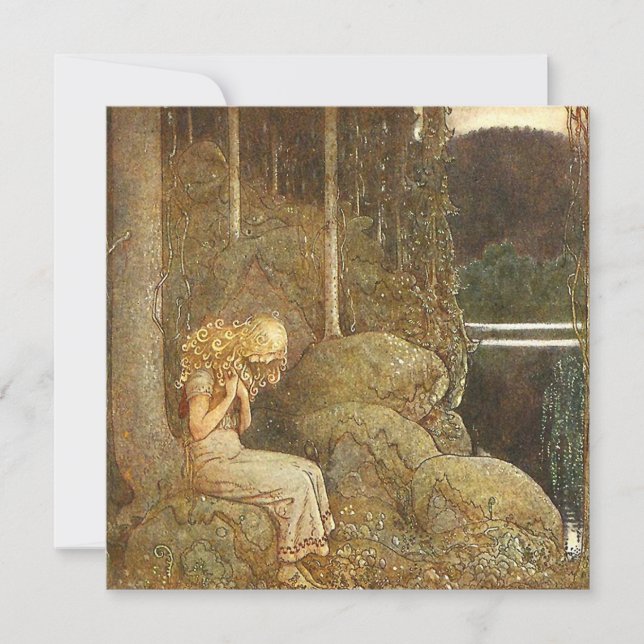 Vintage John Bauer Fairy Tale Illustration (Front)