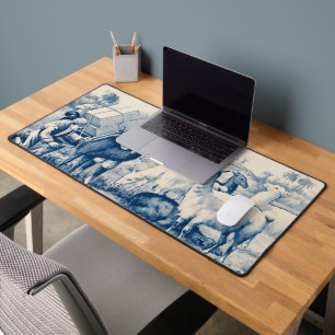 Vintage John Robinson Circus Poster Desk Mat