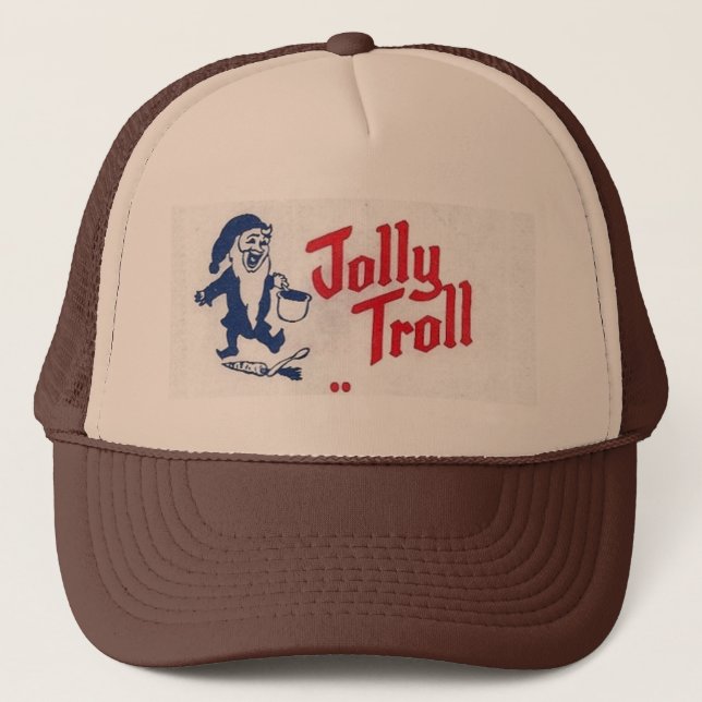Vintage Jolly Troll Smorgasbord Hat (Front)