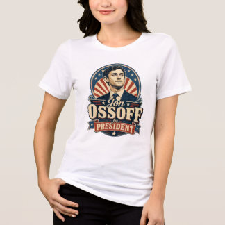 Vintage Jon Ossoff For President Political Tri-Blend Shirt