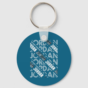 Vintage Jordan Design Men Women Illustration Key Ring