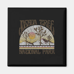 Vintage Joshua Tree National Park Retro Outdoor Ca Magnet