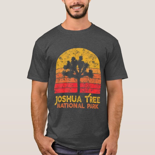 Vintage Joshua Tree National Park Retro T-Shirt (Front)