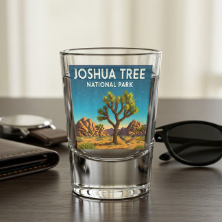 Vintage Joshua Tree National Park Shot Glass