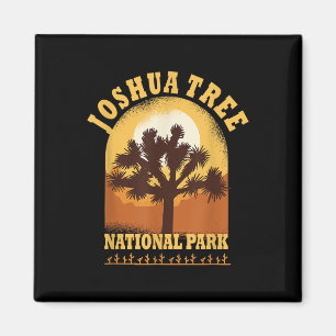 Vintage Joshua Tree Retro National Park Magnet