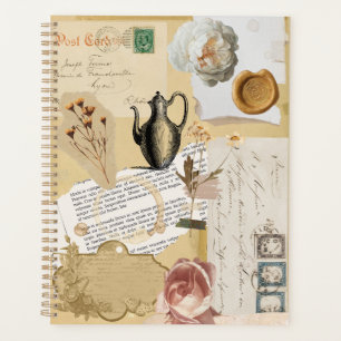 Vintage Journal Stickers Planner