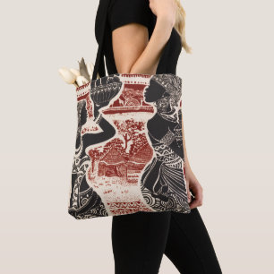 Vintage Joy Tribal African Women Village Tote Bag