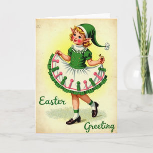 Vintage Joyful Spring Card