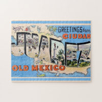 Vintage Juarez Mexico Postcard