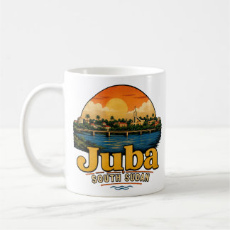 Vintage Juba South Sudan Travel Art Landmark Coffee Mug