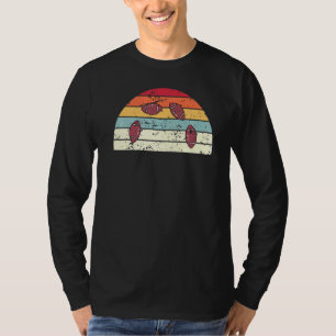 Vintage Juggling Sunset Men Women Distressed Sunri T-Shirt