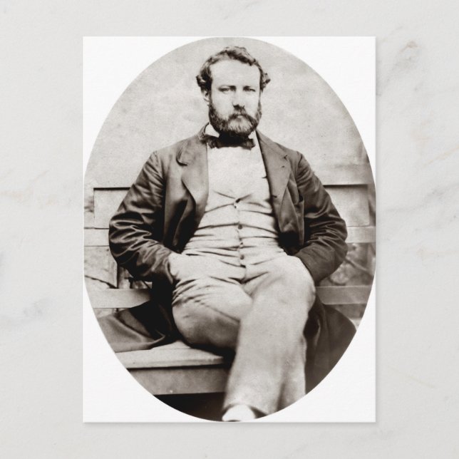 Vintage Jules Verne Portrait Photograph Postcard (Front)