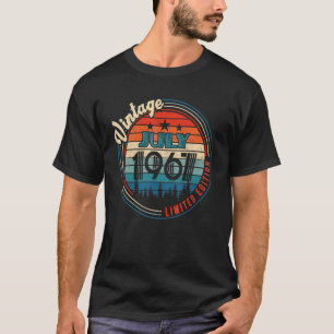 Vintage July 1967 55th Years Old Birthday T-Shirt