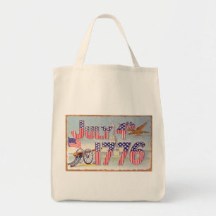 Vintage July 4th 1776 Tote Bag
