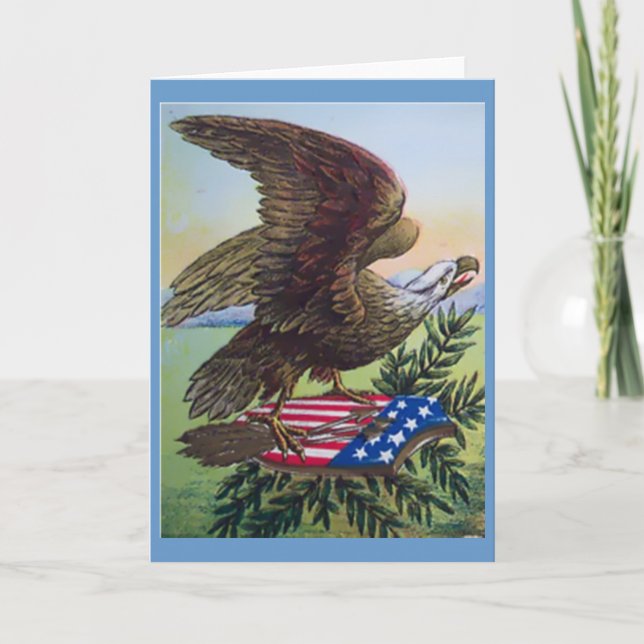 Vintage July 4th Greeting Card 9 (Front)