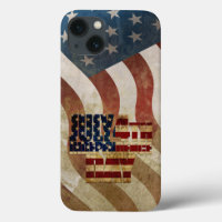 Vintage July 4th Independence Day Design