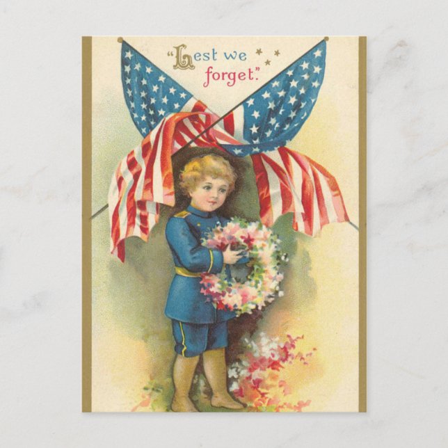 Vintage July 4th Postcard (Front)