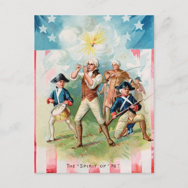 Vintage July 4th Postcard (Front)