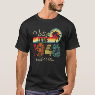 Vintage June 1948 74th Birthday 74 Year Old T-Shirt
