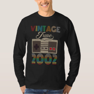 Vintage June 2002 20th Birthday 20 Years Old T-Shirt