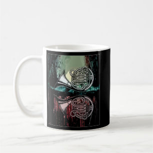 Vintage Jungle Aesthetic French Horn4 Coffee Mug