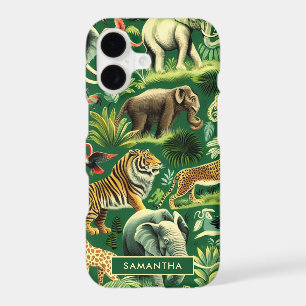 Vintage Jungle Animals Pattern