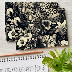 Vintage Jungle Jaguar Envelope