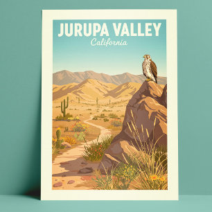 Vintage Jurupa Valley California Postcard